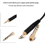 ZS0095 Per cavo a molla per auricolari Sennheiser HD25 / HD560 / HD540 / HD430 / HD250, lunghezza cavo: 1,5 m-5 m, ZS0095