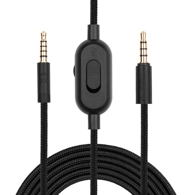 ZS0159 Per Logitech G433 / G233 / G Pro / G Pro X Cavo audio per cuffie da gioco da 3,5 mm maschio a maschio con controllo via cavo, Lunghezza cavo: 2 m
