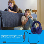 ZS0159 Per Logitech G433 / G233 / G Pro / G Pro X Cavo audio per cuffie da gioco da 3,5 mm maschio a maschio con controllo via cavo, Lunghezza cavo: 2 m