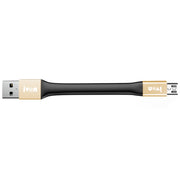 IVON CA90 Cavo dati portatile da USB a micro USB max 3,1 A con anello, lunghezza: 14,5 cm, Micro USB