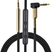 zs0110 Per AKG Y40 e Creative Aurvana Live2 e Bose QC25 Versione con controllo via cavo Cavo per auricolari da 2,5 mm a 3,5 mm, Lunghezza cavo: 1,5 m, Wire Control Version