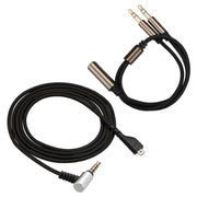 ZS0135 2 in 1 per SteelSeries Arctis 3/5/7 Cavo audio per auricolari + set di cavi adattatori per auricolari, Audio Cable + Adapter Cable