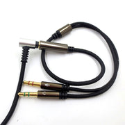 ZS0135 Per SteelSeries Arctis 3/5/7 Cavo adattatore per auricolari da 3,5 mm femmina a doppio maschio da 3,5 mm, Lunghezza cavo: 30 cm, Adapter Cable