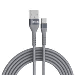IVON CA92 Cavo dati di ricarica rapida in gomma da USB a USB-C / Type-C max 2,4 A, lunghezza: 1,5 m, Type-C