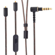 ZS0114 Per Sony XBA-N3AP / XBA-N1AP Cavo audio per auricolari con controllo filo da 3,5 mm maschio a MMCX, lunghezza cavo: 1,2 m