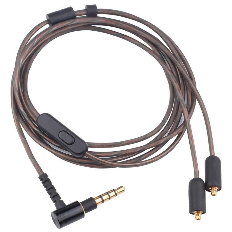 ZS0114 Per Sony XBA-N3AP / XBA-N1AP Cavo audio per auricolari con controllo filo da 3,5 mm maschio a MMCX, lunghezza cavo: 1,2 m