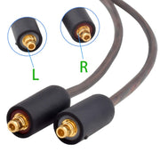 ZS0114 Per Sony XBA-N3AP / XBA-N1AP Cavo audio per auricolari con controllo filo da 3,5 mm maschio a MMCX, lunghezza cavo: 1,2 m