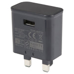 EP-TA20UWE Adattatore da viaggio a ricarica rapida con porta USB singola, presa UK, Single USB
