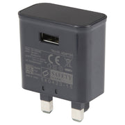 EP-TA20UWE Adattatore da viaggio a ricarica rapida con porta USB singola, presa UK, Single USB