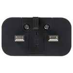 EP-TA20UWE Adattatore da viaggio a ricarica rapida con porta USB singola, presa UK, Single USB
