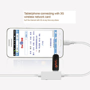OTG-Y-03 Cavo dati di ricarica USB 2.0 maschio a Micro USB maschio + USB femmina OTG per telefoni/tablet Android con funzione OTG, con interruttore, lunghezza: 1,1 m, with Switch Length: 1.1m