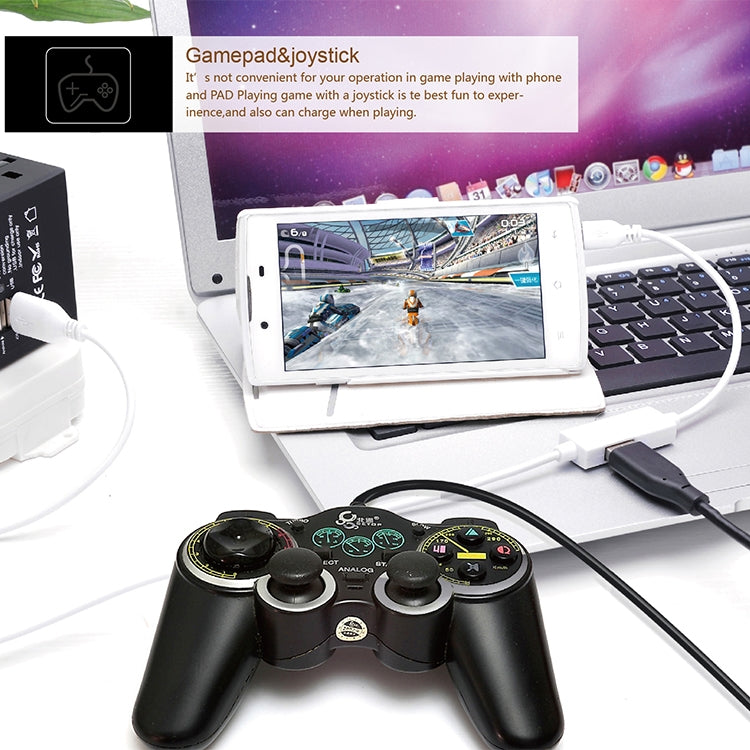 Cavo OTG USB 2.0 a Micro USB con interruttore 1,1 m