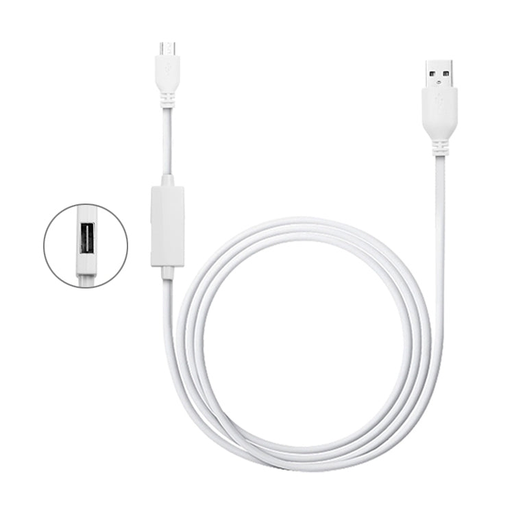 OTG-Y-02 Cavo dati di ricarica USB 2.0 maschio a Micro USB maschio + USB femmina OTG per telefoni/tablet Android con funzione OTG, lunghezza: 1,1 m, Length: 1.1m