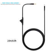 ZS0175 Per Logitech Astro A10 / A40 / A30 Cavo audio per auricolari regolabile da maschio a maschio da 3,5 mm, lunghezza cavo: 2 m, For Logitech Astro A10 2m