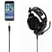 ZS0175 Per Logitech Astro A10 / A40 / A30 Cavo audio per auricolari regolabile da maschio a maschio da 3,5 mm, lunghezza cavo: 2 m, For Logitech Astro A10 2m