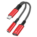 Adattatore USB-C 2 in 1 con audio 3,5 mm e ricarica 60W
