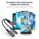 Adattatore USB-C 2 in 1 con audio 3,5 mm e ricarica 60W