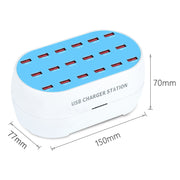 Stazione di ricarica intelligente 120W 18 porte USB