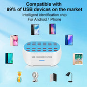 Stazione di ricarica intelligente 180W 24 porte USB