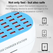Stazione di ricarica intelligente 30 porte USB