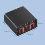 Adattatore Caricabatterie USB WLX-82 40W 8 Porte