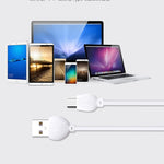 Cavo USB-C 2 in 1 2,5A 1m in lega di alluminio