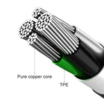 Cavo dati intrecciato 2 in 1 Micro USB 1 m 2,5 A