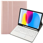 Custodia in pelle con tastiera per iPad 10th Gen