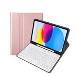 Custodia in pelle con tastiera per iPad 10th Gen 10.9 (2022)
