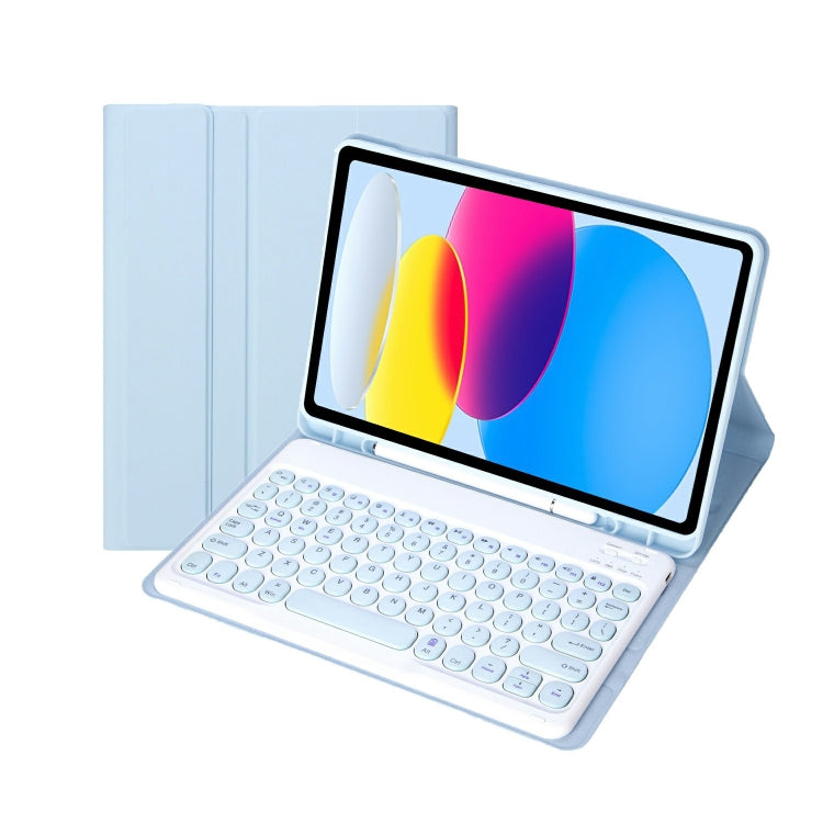Custodia in pelle con tastiera per iPad 10th Gen 10.9 (2022)