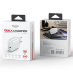 Caricabatterie rapido Yesido YC57 PD 20W USB-C / Type-C a porta singola, spina europea, Type-C Port Quick Charger