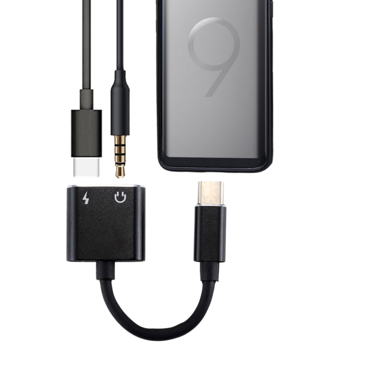 Adattatore audio e ricarica 2 in 1 da 3,5 mm a USB-C