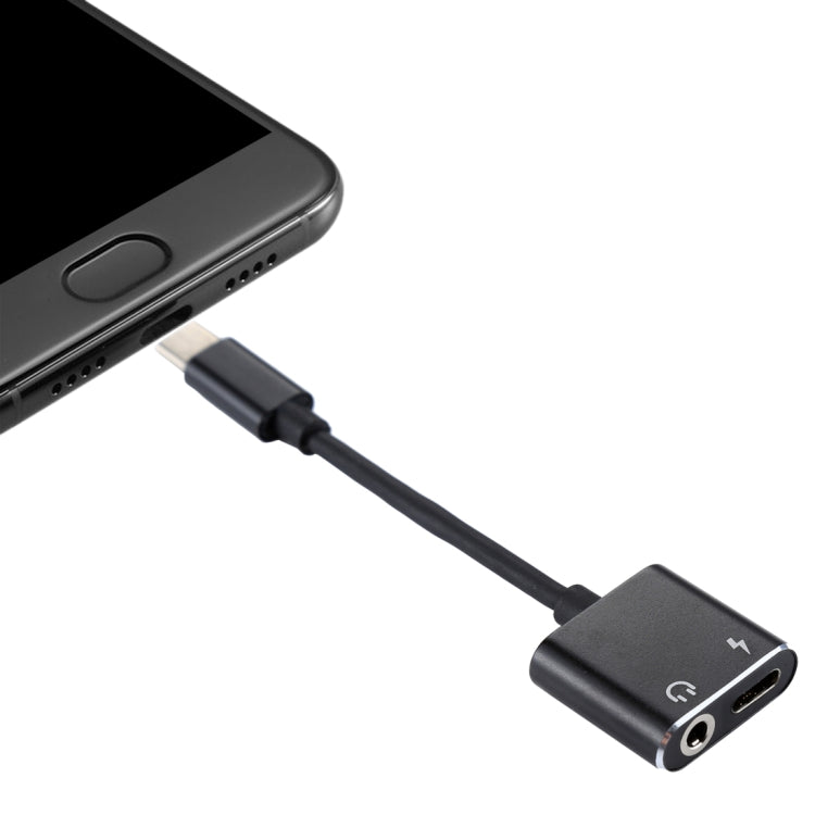 Adattatore audio e ricarica 2 in 1 da 3,5 mm a USB-C
