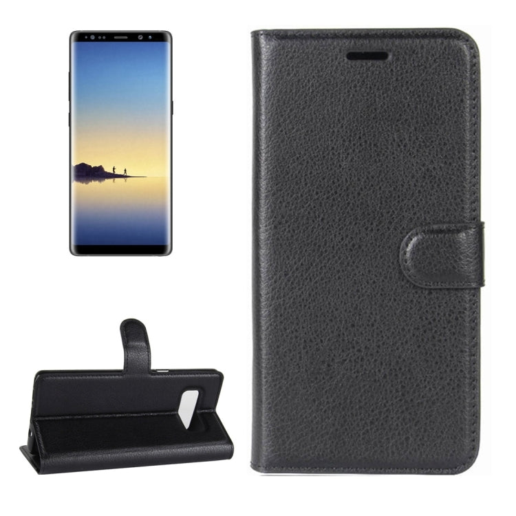 Custodia portafoglio in pelle per Samsung Galaxy Note 8