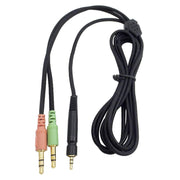 ZS0076 Cavo per cuffie da gioco versione PC per Sennheiser PC 373D GSP 350 GSP 500 GSP 600 G4ME ONE GAME ZERO, PC Version