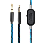 ZS0162 Cavo audio per cuffie da gioco con controllo cablato per Logitech Astro A10 A40 A30, Wired Control Version