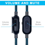 ZS0162 Cavo audio per cuffie da gioco con controllo cablato per Logitech Astro A10 A40 A30, Wired Control Version