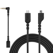 ZS0167 Cavo di collegamento scheda audio + cavo adattatore per cuffie Steelseries Arctis 3 5 7, Sound Card Cable + Adapter Cable