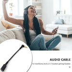 ZS0167 Cavo di collegamento scheda audio + cavo adattatore per cuffie Steelseries Arctis 3 5 7, Sound Card Cable + Adapter Cable