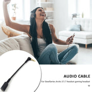 ZS0167 Cavo di collegamento scheda audio + cavo adattatore per cuffie Steelseries Arctis 3 5 7, Sound Card Cable + Adapter Cable