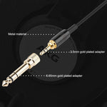 ZS0147 Cavo audio sostitutivo intrecciato per cuffie per Audio-technica ATH-M50X M40
