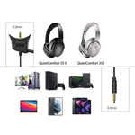 ZS0217 Cavo per cuffie da gioco con cancellazione del rumore per BOSE QC35I / QC35II