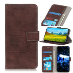 Custodia portafoglio in pelle con texture coccodrillo per Galaxy