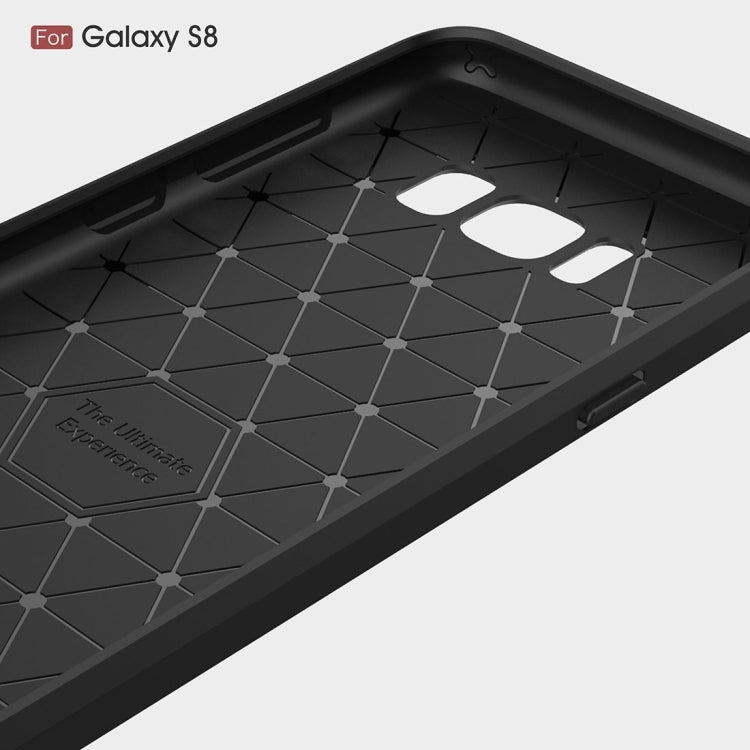 Custodia TPU con fibra di carbonio per Samsung Galaxy S8