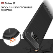 Custodia TPU con fibra di carbonio per Samsung Galaxy S8