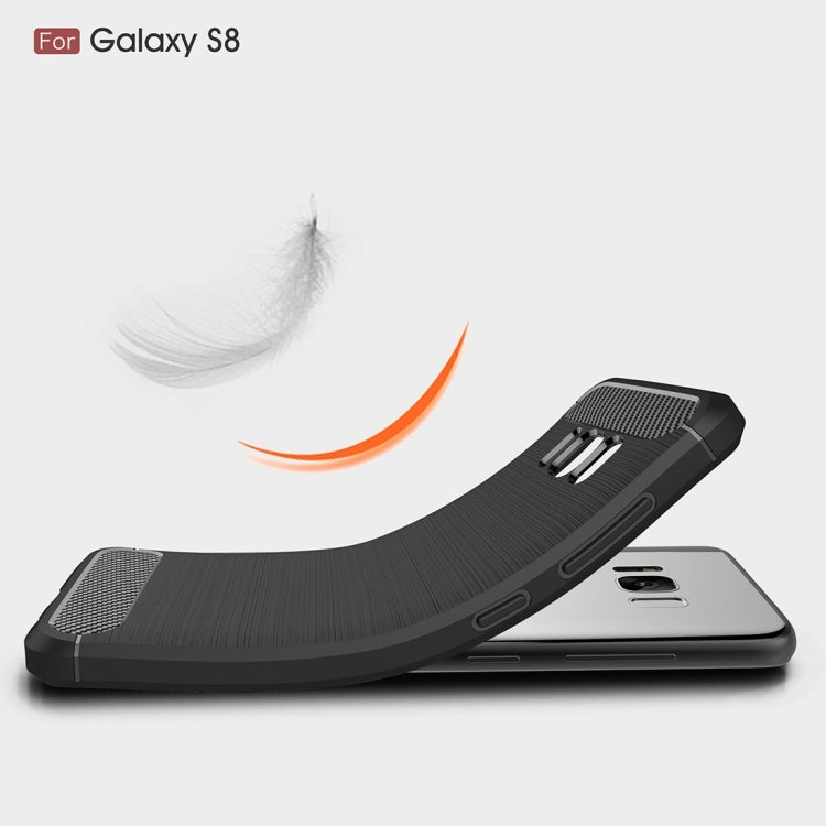 Custodia TPU con fibra di carbonio per Samsung Galaxy S8