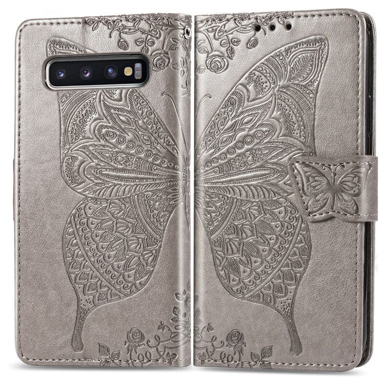 Custodia portafoglio in pelle Butterfly per Galaxy S10+