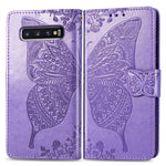 Custodia portafoglio in pelle Butterfly per Galaxy S10+