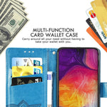 Custodia portafoglio in pelle per Samsung Galaxy A50