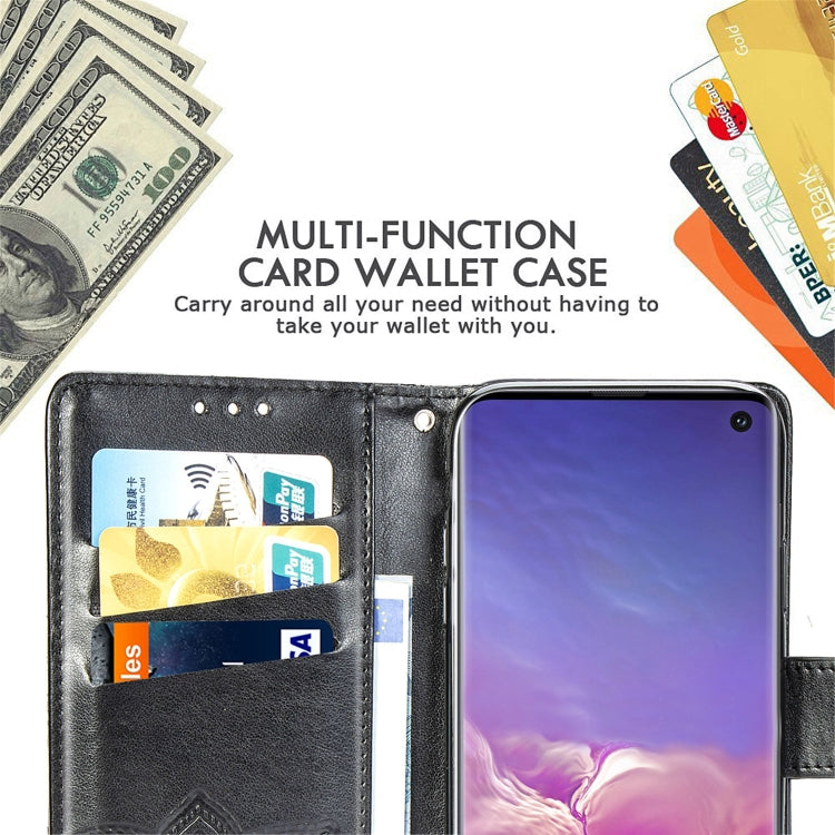 Custodia portafoglio in pelle per Galaxy S10e con slot carte